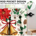 thumbnail image 6 of Christmas Kitchen Curtains 36 Inch Length, Christmas Curtain for Kitchen 3 Piece Set, Kitchens Window Curtains and Valances Over Sink for Kitchens Decoration Cortina de Navidad para cocina, 6 of 7