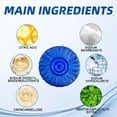 thumbnail image 5 of STARLIGHT- 10Pcs Automatic Bleach Toilet Bowl Cleaner Blue Tab Powerful Cleaning For Fresh, 5 of 6