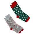 thumbnail image 4 of Holiday Time Men’s Crew Socks, 2-Pack, 4 of 10