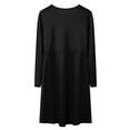 thumbnail image 7 of Sopiago Girls Long Sleeve T-Shirt Dresses Kids Fall A-Line Twirly Skater Dresses Black 7-8 Years, 7 of 7