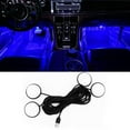 thumbnail image 1 of USB Foot Atmosphere Lamps Blue LED Interior Seat Ambient Decor Auto Accesso, 1 of 8