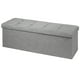 thumbnail image 1 of Costway Otomana en tejido plegable, caja con divisor, banco con capacidad 120 L, reposapiés asiento acolchado banco para zapatos para salón dormitorio pasillo entrada, 1 of 7