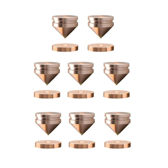 Altavoz universal Amortiguador Pies Pies Altavoz de audio Amplificador de audio Pies Altavoz a prueba de golpes Cojín de amortiguación de Dorado Hugo Picos de altavoces