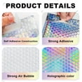 thumbnail image 4 of Bubble Mailers, 50 Pack Holographic Bubble Mailers with 3 Sizes, Waterproof Self Seal Adhesive Foil Glitter Glamour Shipping Bags for Mailing, Packing, Small Business, Jewelry Makeup Supplies, 4 of 7