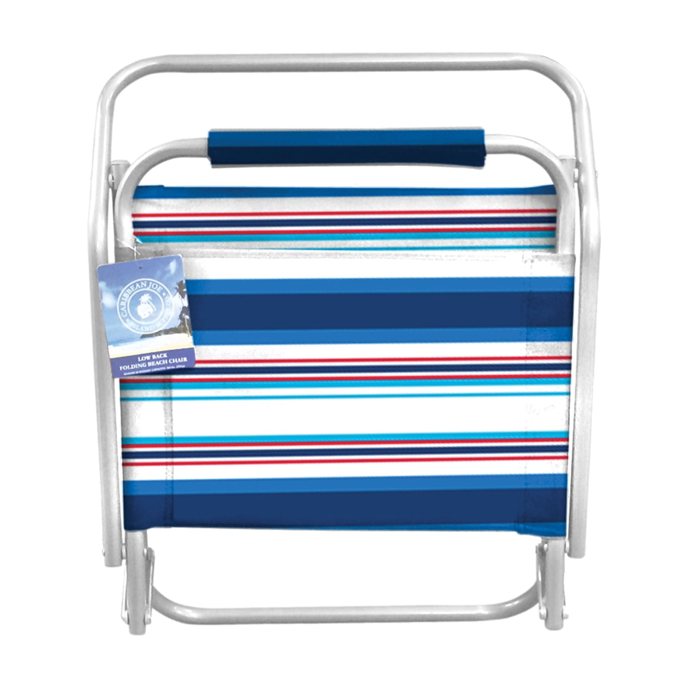(2 pack) Caribbean Joe One Position Folding Beach Chair, Lightweight