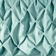 thumbnail image 4 of VCNY Home Carmen Blue Solid Color Rod Pocket Light-Filtering Curtain Valance, 60" x 20", 4 of 5