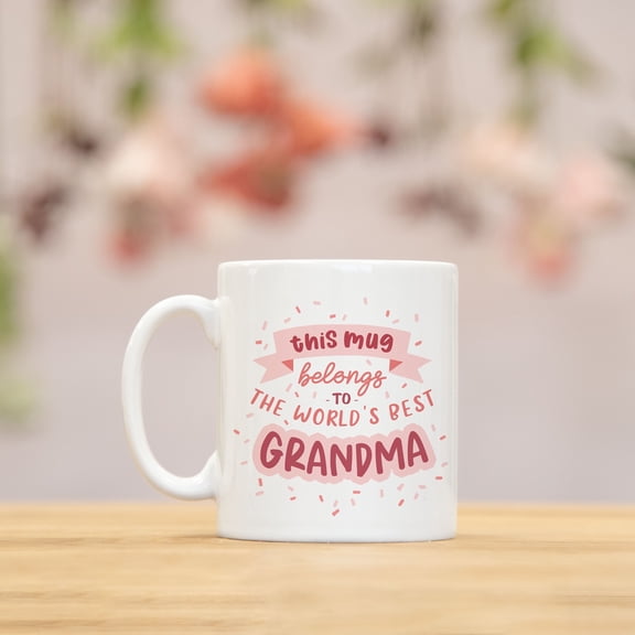 ChaChaCoo World's Best Grandma Mug - Granny gift - Nanny Present ideas - Birthday gift for Grandparents - Nan - from grandchild - grandchildren