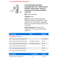 thumbnail image 2 of Fuel Pump Module Assembly - Compatible with 1999 - 2003 Chevy Silverado 1500 SS (with 1 Electrical Connector on Fuel Pump and Module Code TCU) 2000 2001 2002, 2 of 2