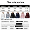 thumbnail image 3 of Womens Hoodies Casual Long Sleeve Drawstring Waffle Pullover Tops Loose Hooded Sweatshirt with Pocket Pink 4XL, 3 of 5
