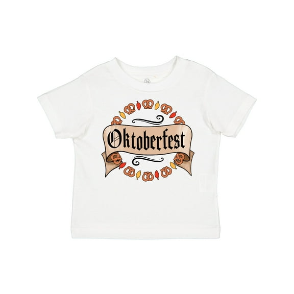 Inktastic Oktoberfest Pretzels and Leaves Boys or Girls Toddler T-Shirt