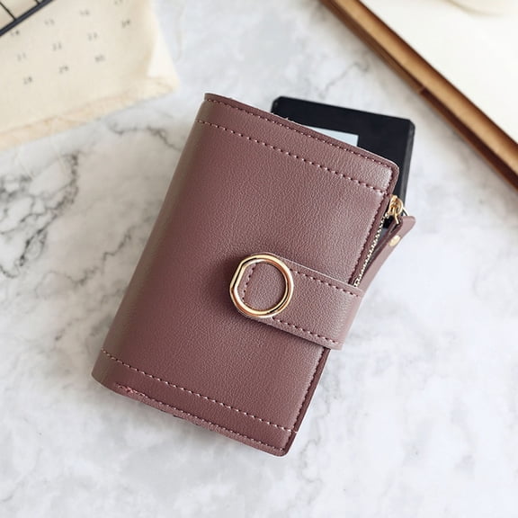 HaoXianJian Checkbook Slim Wallet Small Pouches for Purse Large Capacity Clutches Wallet Multi Card Organizer
