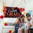 thumbnail image 4 of Graduation Party Decorations, Red Black Congrats Grad Class of 2026 Backdrop Banner For Photo Booth 2026 Graduation Party Decorations Large Sign Wall Decorations Photography Background, 4 of 4