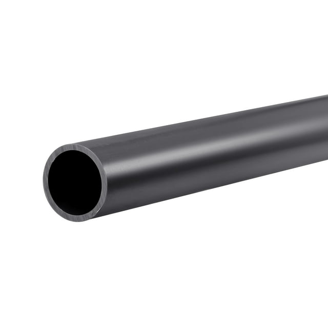 Unique Bargains 20.5mm ID 25mm OD 0.35M Gris Foncé PVC Rigide Tube Rond à Fort Impact