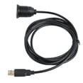 thumbnail image 2 of Câble USB 2.0 Mâle à Femelle à Port Unique, Simple Installation Voiture Mount Flush Cable Plug And Play pour Automobile, 2 of 8