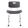 thumbnail image 5 of Medline Knockdown Bath Chair and Shower Chair with Microban for Elderly, and Disabled 300 lb Weight Capacity, Gray, 5 of 5