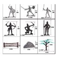thumbnail image 5 of Shaoke 122/Set Juego de rol de acción medieval Hombres, 5 of 5