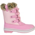 thumbnail image 2 of Women's Journee Collection North Waterproof Duck Boot Pink Manmade 5.5 M, 2 of 4