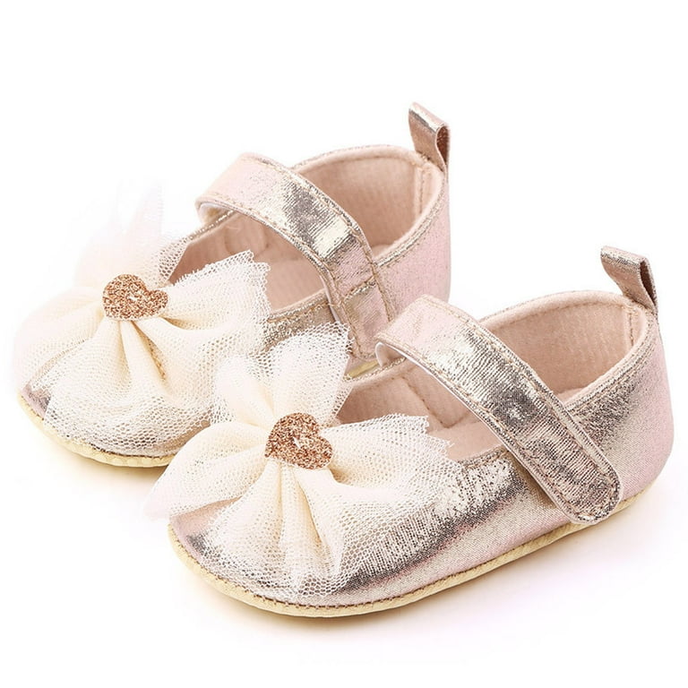 Baby Shoes Infat Newborn Girl First Walkers Butterfly Knot