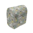 thumbnail image 1 of Yellow Bird Stand Mixer Cover, Tropical Pattern with Exotic Pineapples and Parrots, Kitchen Appliance Organizer Bag Cover with Pockets, 5 Quarts, Dust Pastel Yellow, by Ambesonne, 1 of 4