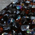 thumbnail image 5 of Blue Ridge Brand Reflective Fire Glass Diamonds - Professional Grade Fire Pit Glass - 1" Reflective Glass for Fire Pit and Landscaping - Bulk and Contractor Quantities Available, 5 of 7