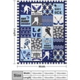 thumbnail image 2 of LHSHID Ice Hockey Blanket Hockey Gifts for Boys Men Hockey Blanket Hockey Gifts Ideas Hockey Player Blanket Plush Blanket for Couch Bed Sofa 30x40in, 2 of 6