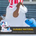 thumbnail image 5 of Topcobe 6ft Christmas Inflatables Outdoor Decorations Polar Bear and Penguin with Santa's Hat Fishing on Board, Blow-Up LED Yard Christmas Decor, Holiday Decoration for Lawn Garden Party, 5 of 7