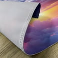 thumbnail image 5 of Ambesonne Landscape Place Mats Set of 4, Sunset Sky and Clouds, Standard Size, Blue Yellow Purple, 5 of 6