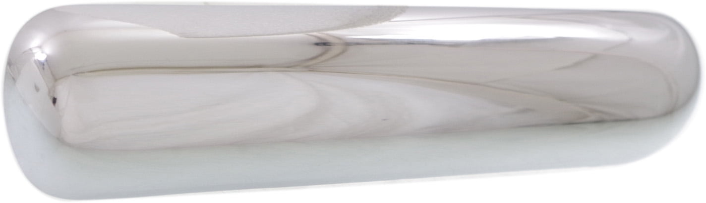 Bumper Trim Compatible With 2002-2004 Mini Cooper Front, Left Driver Side, Outer Chrome
