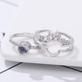 thumbnail image 3 of EGNMCR Rings 520 I You Projection Crown Two-in-one 100 Languages Men And Women Couple Rings the ring, 3 of 9