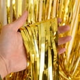 thumbnail image 2 of Splihome 1*2M Party Background Wall Decoration Thick Rain Curtain Wedding Party Birthday Gold, 2 of 8