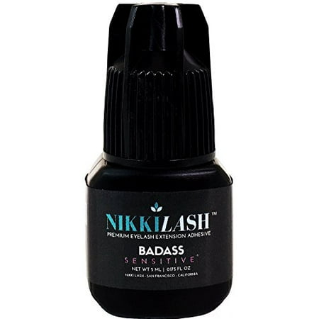 Easy to Apply Badass Sensitive Eyelash Extension Adhesive Glue 5ml by