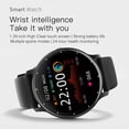thumbnail image 2 of Reloj Smart Watch, pantalla TFT de alta claridad de 1.28 pulgadas, monitor de salud, resistente al agua IP67, BT5.2, 15 días de duración de la batería, para diferentes actividades físicas, hombr, 2 of 8