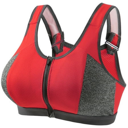 

NECHOLOGY Women S Sports Bras 2 Pieces Strapless Pushup Bras Front Buckle Lift Bra Women Upwingsbra Wireless Non-Slip Invisible Front Hook Underwear Bra Red Medium
