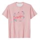 thumbnail image 3 of Blusas de Manga Corta para las Mujeres Imprimir Cuello Redondo, Camiseta Casual para Primavera Verano Diario, 3 of 4