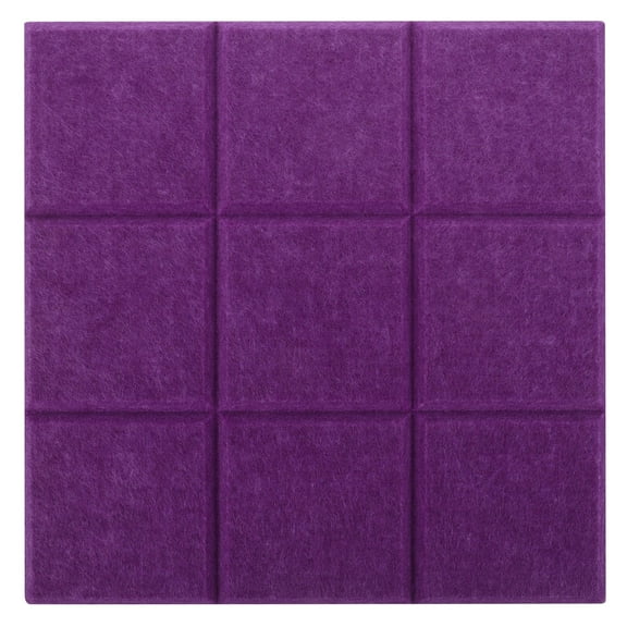 LULULION Purple Wall Felt Board for Home Use Adhesive Memo and Photo Display