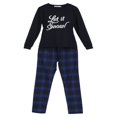 thumbnail image 2 of Famille Correspondant Pyjama de Noël Ensemble Coton Cerf Pyjamas de Nuit Papa Maman Enfants Bébé PJs, 2 of 6