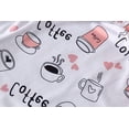 thumbnail image 4 of MyFav Women's Cute Cartoon Print Tee and Shorts Pajama Set,XL, 4 of 5