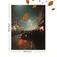 thumbnail image 3 of Vintage Street Scene Retro Car Canvas Print Wall Art for Living Room Bedroom Office Bar Cafe Study Decor, 3 of 8