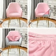 Silver Fox Velvet New Curved Chair Cover Chair Cover Chair Cover Home