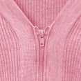 thumbnail image 4 of MEZZALL Girls Ballet Dance Crop Tops Sweater Long Sleeve Sport Sweatshirt With Thumb Hole Versatile Toddler Knitwear, Pink, 3-4 Years, 4 of 4