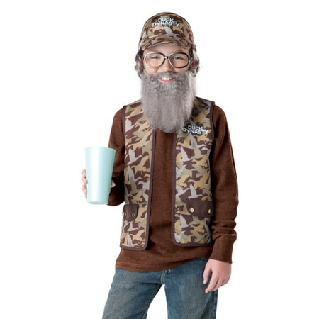 Uncle Si Duck Dynasty Beard Boys Kids Child Tv Show Halloween Costumes