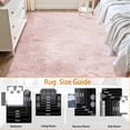 thumbnail image 5 of Goolela 8x10 Area Rug for Living Room Fluffy Large Rug Pink Rug Fuzzy Faux Fur Rug Furry Shag Rug for Nursery Room Rectangle, 5 of 9