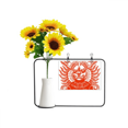 thumbnail image 1 of Peking Opera Red Gongtongguan Paper-cut Artificial Sunflower Vases Bottle Blessing Card, 1 of 3