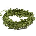 thumbnail image 5 of Hojas verdes artificiales de seda hechas a mano en forma de hoja de 10 metros para decoración de bodas, coronas de bricolaje, regalos, manualidades de álbumes de recortes, flores falsas, 5 of 5