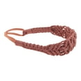 thumbnail image 3 of Unique Bargains Hand-woven Argyle Headbands for Women 1 Pc Rust Red, 3 of 5