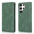 thumbnail image 7 of Allytech Magnetic Case for Samsung Galaxy S24 Ultra, [3 Card Slots] [1 Cash Slots] Slim PU Leather Shockproof Camera Lens Protection Kickstand Magnetic Closure Luxury Case for Women Men - Green, 7 of 7