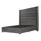 thumbnail image 2 of Box Base Cama Individual + Cabecera Polar Gris Oscuro, 2 of 8