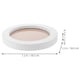 thumbnail image 5 of WORGEOUS Marco de fotos redondo, soporte circular de madera para colgar en la pared., 5 of 9