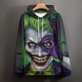 thumbnail image 6 of Joker Hoodies for Men Women, Unisex Hooded Sweatshirt, Oversized Pullover with 3D Print, Casual Loose Fit Hoodie, S-6XL, 6 of 8