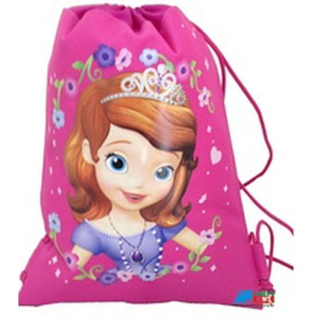 Drawstring Bag - Sofia 1st Sophia Hot Pink Cloth String Bag